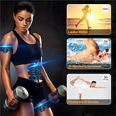 ieftine Aparat de Masaj-stimulator muscular abdominal antrenor ems abs fără fir picior braț burtă exercițiu simulatoare electrice masaj presa antrenament acasă sală