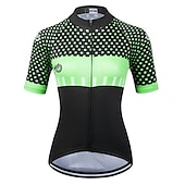 baratos Camisolas femininas-Mulheres Camisa para Ciclismo Manga Curta Moto Camisa / Roupas Para Esporte Blusas com 3 bolsos traseiros Ciclismo de Montanha Ciclismo de Estrada Respirável Secagem Rápida Pavio Humido Tiras