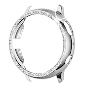 cheap Smartwatch Case-Diamond Case Watch Case Compatible with Samsung Galaxy Watch Active 2 40mm / Watch Active 2 44mm Shockproof Plastic / Hard PC Watch Cover