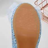 cheap Accessories-Frozen Fairytale Princess Elsa Shoes Girls&#039; Movie Cosplay Sequins Halloween Rosy Pink Blue Shoes Halloween Carnival Masquerade Polyester Plastics World Book Day Costumes