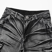 ieftine Clasic-Bărbați Pantaloni Scurți Cargo Pantaloni scurți Camo Pantaloni Scurți Σορτς πεζοπορίας Picior drept 6 Buzunar Culoare Camuflaj Confort Purtabil Muncă Zilnic Șic Stradă Casual Negru Verde Militar