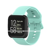 abordables Correas de reloj Fitbit-Ver Banda para Fitbit Versa 2 / Versa Lite / Versa SE / Versa Silicona Reemplazo Correa Suave Transpirable Correa Deportiva Pulsera