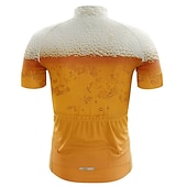 economico Maglie da uomo-Per uomo Maglia da Ciclismo A Motivi Divertente Birra dell'Oktoberfest Manica Corta Bicicletta Top con 3 tasche posteriori Mountain Bike MTB Ciclismo su strada Resistente ai Raggi UV Asciugatura