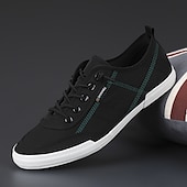billiga Herrsneakers-Grå herrsneakers i nylon med snörning – lätta, ventilerande lågskor för vardagsbruk, resor och helgutflykter