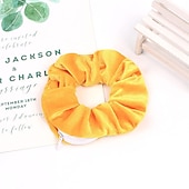 billige Tilbehør til hårstyling-hår scrunchies fløyel elastiske hårbånd scrunchy hår bånd tau scrunchie for kvinner eller jenter hårtilbehør