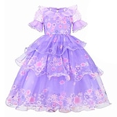 Энканто Сказка Принцесса Изабела Мадригал Платье девушки цветка Костюм для тематической вечеринки Тюль Платья Косплей Косплей из фильмов for Девочки Детские Карнавал Маскарад Свадьба Свадебный гость Недорогие Костюмы для девочек-Энканто Сказка Принцесса Изабела Мадригал Платье девушки цветка Костюм для тематической вечеринки Тюль Платья Косплей Косплей из фильмов for Девочки Детские Карнавал Маскарад Свадьба Свадебный гость