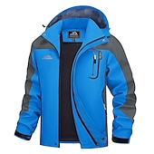 ieftine Fleece și jachete 3 în 1-Pentru femei Αδιάβροχο μπουφάν πεζοπορίας Αδιάβροχο μπουφάν Αντιανεμικό πεζοπορίας Vară În aer liber Termic cald Impermeabil Rezistent la Vânt Respirabil Îmbrăcăminte Exterior Hanorac cu Glugă Hain