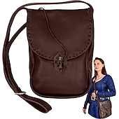 זול אביזרים ועוד-ימי הביניים רנסנס תיק Pouch תיק קרוס בודי פיראט ויקינג Ranger קַשׁתוּת תחפושות בגדי ריקוד נשים קלטי ויקינג פנטזיה נשף מסכות מסיבה\אירוע ערב מבוגרים שק