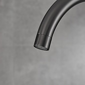 economico Rubinetti per vasca da bagno-rubinetto per vasca montaggio a pavimento riempimento vasca autoportante rubinetti doccia ad alto flusso in ottone con rubinetti miscelatori doccia portatili bocca girevole (grigio canna di fucile)