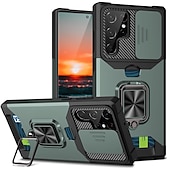 Χαμηλού Κόστους Samsung Θήκη-Θήκη Τηλεφώνου Για Samsung Galaxy S23 S22 S21 Plus Ultra A54 A34 A14 Θήκη Πίσω με Κάτοχο Δαχτυλιδιού Ολόκληρης Σώματος Προστατευτική Θωράκιση TPU PC