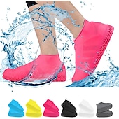 cheap Garden &amp; Urban Farming-Waterproof Shoe Covers, Non-Slip Water Resistant Overshoes Silicone Rubber Rain Shoe Cover Protectors for Kids, Men, Women