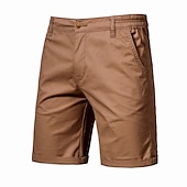 cheap Work Shorts-Men&#039;s Dress Shorts Work Shorts Casual Shorts Golf Shorts Pocket Straight Leg Solid Colored Comfort Wearable Knee Length Outdoor Daily Streetwear Stylish Black Pink