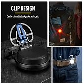 cheap Camping Lights &amp; Lanterns-Mini Flashlight Camping Light Lantern Super Bright COB Keychain Work Light Floodlight with Strong Magnet and Clip Waterproof