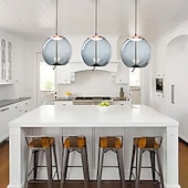 preiswerte Insellichter-LED Pendelleuchte Glas Kücheninsel Licht Single Design Galvanisierte LED Nordic Style 220-240V 110-120V