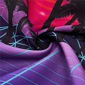 cheap Tropical Plants &amp; Flowers-Men&#039;s Coconut Tree Graphic Prints Swim Trunks Swim Shorts Board Shorts Mid Waist Hawaiian Boho Casual Daily Holiday Drawstring with Mesh lining Elastic Waist Designer Clothing Apparel