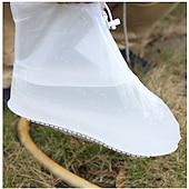 baratos Jardinagem-Capas impermeáveis para botas de chuva, galochas antiderrapantes com controle de areia, sola de borracha em pvc reutilizáveis botas de chuva e neve galochas para ciclismo acampamento ao ar livre pesca viagem jardim