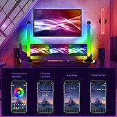cheap Smart Lights-LED Smart Light Smart Light Bar with Control Atmosphere Light Bluetooth App Remote Control Button Control Music Control Bedroom Living Room Computer TV Atmosphere Light