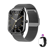 abordables Montres connectées-LIGE BW0449 Montre intelligente 1.9 pouce Smartwatch Montre Connectée Bluetooth Podomètre Rappel d&#039;Appel Moniteur de Fréquence Cardiaque Compatible avec Android iOS Femme Hommes Mode Mains-Libres