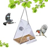 cheap Backyard Birding &amp; Wildlife-Bird Feeder with Camera, Bird Watching Camera HD 1080P Night-Version Video Camera, WiFi Hotspot Remote Connection with Mobile Phone for Outdoor Bird Watching, Capture Photos