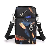 お買い得  クロスボディ・バッグ-ハート型ジッパー付きレディースクロスボディミニバックパック - 日常使い、旅行、アウトドア活動に最適なマルチカラーカジュアルショルダーバッグ