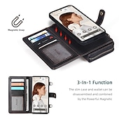 رخيصةأون جراب للهواتف الأخرى-هاتف غطاء من أجل غوغل Pixel 7 Pixel 7 Pro Pixel 6 Pixel 6 Pro حافظة بطاقة المحفظة إطار ممتص الصدمات مغناطيس حماية كاملة للجسم لون سادة جلد PU