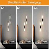 voordelige Cilinderontwerp-led hanglampen 2-lichts modern keukeneiland dimbaar led modern zwart goud mini hanglamp, slaapkamer nachtkastje zwart kleine hanglamp