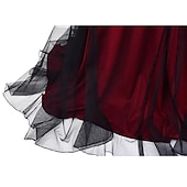 baratos Vestidos dos anos 1920-Conjunto Loucos anos 20 Anos 20 Até o Tornozelo Vestidos Vestido de Festa Roupa com acessórios Mangas curtas O Grande Gatsby Tamanhos Grandes Convidado do casamento Franjas Franjas Decote V Fantasia