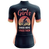 billiga Tröjor för kvinnor-Dam Cykeltröja Kortärmad Cykel Tröja Överdelar med 3 bakfickor Bergscykling Vägcykling Andningsfunktion Snabb tork Fuktabsorberande Reflexremsa Svart Gul Purpur Grafisk sporter Kläder