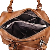 cheap Handbag &amp; Totes-Women&#039;s Faux Leather Satchel Handbag - Perfect for Daily Use, Work, and Travel