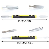 cheap Watch Repair Tools-6pcs Metal Crowbar Set, Small Metal Spudgers, Opening Pry Tools, Disassembly Tools For Mobile Phones And Digital Home Appliances