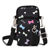 お買い得  クロスボディ・バッグ-ハート型ジッパー付きレディースクロスボディミニバックパック - 日常使い、旅行、アウトドア活動に最適なマルチカラーカジュアルショルダーバッグ