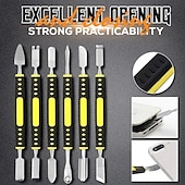 cheap Watch Repair Tools-6pcs Metal Crowbar Set, Small Metal Spudgers, Opening Pry Tools, Disassembly Tools For Mobile Phones And Digital Home Appliances