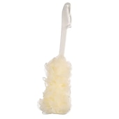 cheap Bathroom Gadgets-Shower Brush Loofah Sponge With Long Handle Body Back Mesh Scrubber Bath Brush Skin Exfoliating Massage Brush Bath Accessories