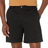 preiswerte Arbeitsshorts-Herren Rosa Shorts Shorts Kurze Hosen Chino Bermuda Shorts Bermudas Lässige Shorts Tasche Elastische Taille Glatt Komfort Knielänge Outdoor Täglich Festtage 100% Baumwolle Strassenmode Stilvoll