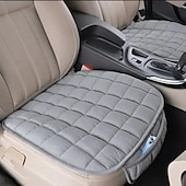 お買い得  車用シートカバー-1 pc カーシートクッションノンスリップラバーボトムカーシートカバー収納ポケット付き快適低反発運転席クッションカーシートパッドユニバーサル