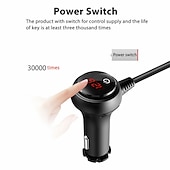 お買い得  車用充電器-シガレット ライター ソケット 4 usb 充電器 スプリッター 12v アウトレット 電源アダプター 車 新