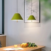 abordables Éclairages pour îlot-led pendentif lumière île lumière macaron plafonniers suspendus moderne simple suspension design unique lampe luminaire pour restaurant bar café salle à manger cordon réglable