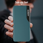 cheap Samsung Cases-Phone Case For Samsung Galaxy S24 S22 S21 S20 Plus Ultra A54 A34 A14 A72 S10 S9 A52 A22 S25 Ultra Flip with Stand Holder Magnetic Dustproof Solid Colored TPU