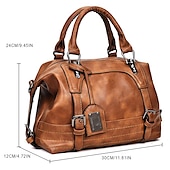 cheap Handbag &amp; Totes-Women&#039;s Faux Leather Satchel Handbag - Perfect for Daily Use, Work, and Travel