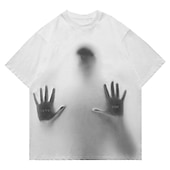 abordables T-shirts 3D-Homme Dessin animé Impressions Graphiques T-shirt Manche Courte T-shirt Impression 3D Col ras du cou Chemise Sports Designer Occasionnel Extérieur Rue Quotidien Blanc + Gris clair Rose Claire Bleu Été