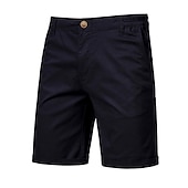 cheap Work Shorts-Men&#039;s Dress Shorts Work Shorts Casual Shorts Golf Shorts Pocket Straight Leg Solid Colored Comfort Wearable Knee Length Outdoor Daily Streetwear Stylish Black Pink