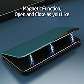 cheap Samsung Cases-Phone Case For Samsung Galaxy S24 S22 S21 S20 Plus Ultra A54 A34 A14 A72 S10 S9 A52 A22 S25 Ultra Flip with Stand Holder Magnetic Dustproof Solid Colored TPU