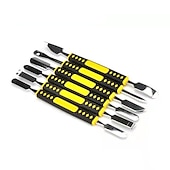 cheap Watch Repair Tools-6pcs Metal Crowbar Set, Small Metal Spudgers, Opening Pry Tools, Disassembly Tools For Mobile Phones And Digital Home Appliances