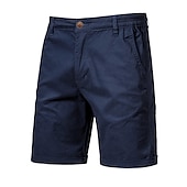 cheap Work Shorts-Men&#039;s Dress Shorts Work Shorts Casual Shorts Golf Shorts Pocket Straight Leg Solid Colored Comfort Wearable Knee Length Outdoor Daily Streetwear Stylish Black Pink