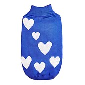 billiga Rockar-Hund Katt Kappor Tröjor Jakke Valpkläder Jumper Prinsessa Romantisk Ljuv Vinter Varm Mjuk Bekväm Tjock alla hjärtans dag Alla hjärtans dag Ledigt / vardag Hundkläder for Bulldogg Shiba Inu Cocker