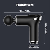 levne Masáž celého těla-Portabilní masážní pistole vysokofrekvenční vibrační masážník na celé tělo hluboká relaxace úleva od svalové bolesti fitness masážník dárek na Valentýna