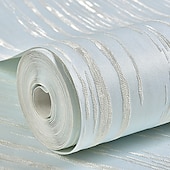 זול טפט-פסי טפט כיסוי קיר סרט מדבקה לקלף ולהדביק בד לא ארוג מובלט בעיצוב הבית 300x53 ס&quot;מ/118.11x20.87 אינץ&#039;