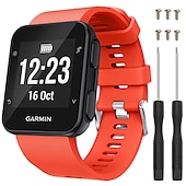 economico Cinturini per orologi Garmin-Cinturino per orologio Garmin Forerunner 35, cinturino di ricambio in silicone per Approach S10, cinturino sportivo traspirante