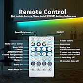cheap WiFi&amp;Music Control-LED Strip Lights 1m-30m RGBIC WS2812b Bluetooth App Control Chasing Effect Lights Flexible Tape Diode Ribbon TV BackLight Room Decorate