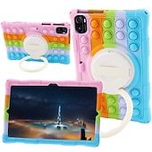halpa lenovon kotelot-Tabletti kotelot kuoret Käyttötarkoitus Lenovo Tab M10 HD M10 FHD Plus P11 (Plus) TB-J606 J607 J616 Kannettava Kahva Kynäteline Piirretty Väri kaltevuus Panssari Silikoni Lapsille